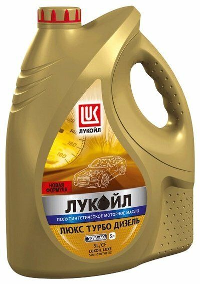 Моторное масло ЛУКОЙЛ Люкс турбо дизель CF 10W-40 5 л Моторное масло ЛУКОЙЛ Люкс турбо дизель CF 10W-40 5 л