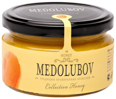 Крем-мед Medolubov с курагой 250 мл