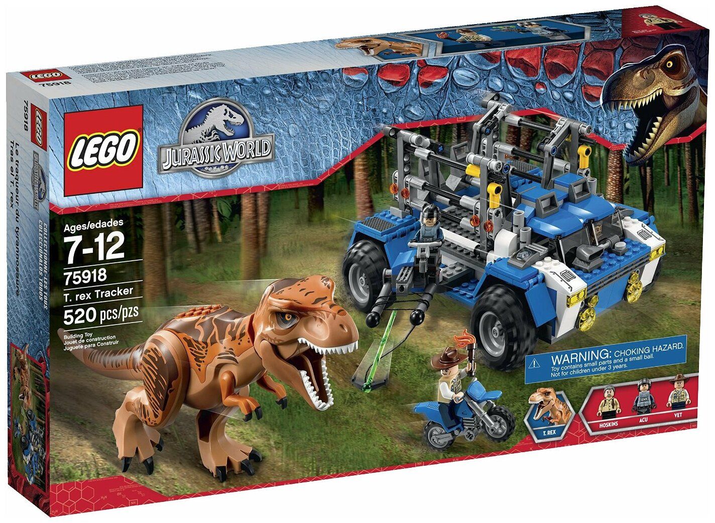 Конструктор LEGO Jurassic World 75918 Выслеживание тиранозавра купить в  Москве, СПб, Новосибирске по низкой цене