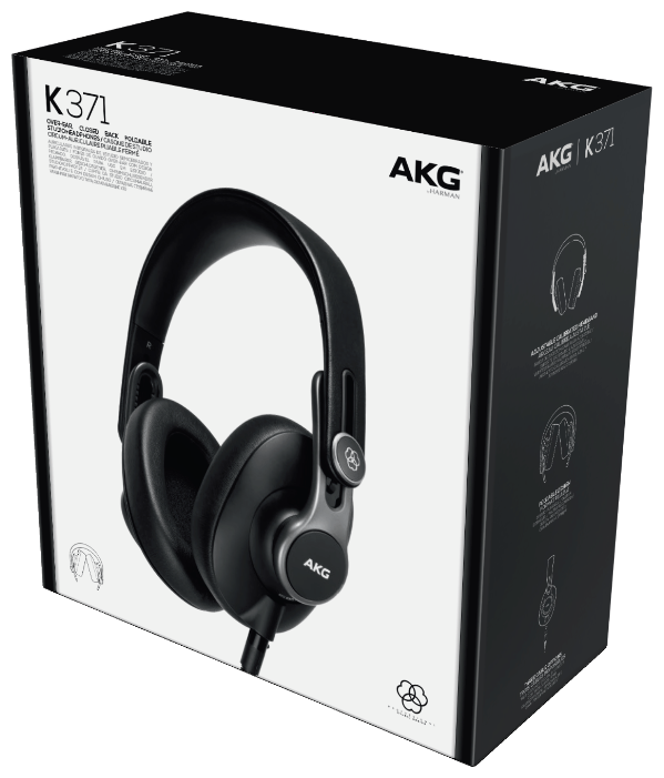 Наушники AKG K 371 black Наушники AKG K 371 black