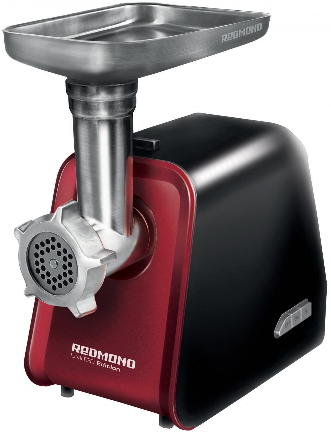 Мясорубка REDMOND RMG-1250, черный/красный Мясорубка REDMOND RMG-1250, черный/красный