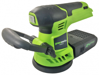 Эксцентриковая шлифмашина greenworks G24ROS 0