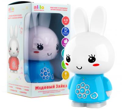 Игрушка Alilo Медовый зайка G6+ Light Blue 60961
