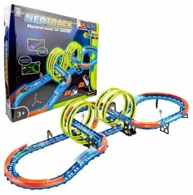 Neotrack автотрек, 1Toy (трек, гараж игрушечные, 79 деталей, Т21046)