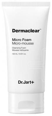 Dr.Jart+ гель-пенка для умывания и глубокого очищения Dermaclear Micro foam Micro-mousse, 120 мл