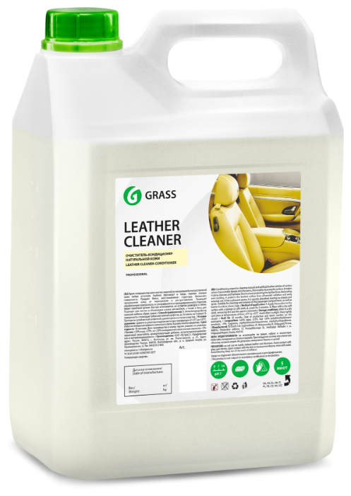 GraSS Очиститель-кондиционер кожи салона автомобиля Leather Cleaner (131101), 5 л GraSS Очиститель-кондиционер кожи салона автомобиля Leather Cleaner (131101), 5 л в Москве, СПб, Новосибирске