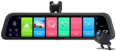 Видеорегистратор TrendVision aMirror 12 Android PRO, 2 камеры, GPS, черный