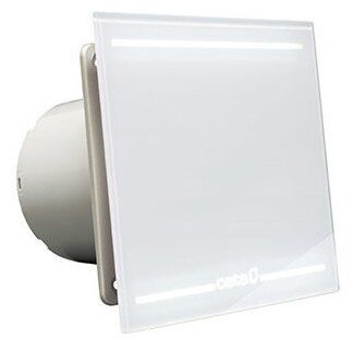 Cata Накладной вентилятор Cata E 100 GLT Light (LED подсветка, Таймер) + обратный клапан