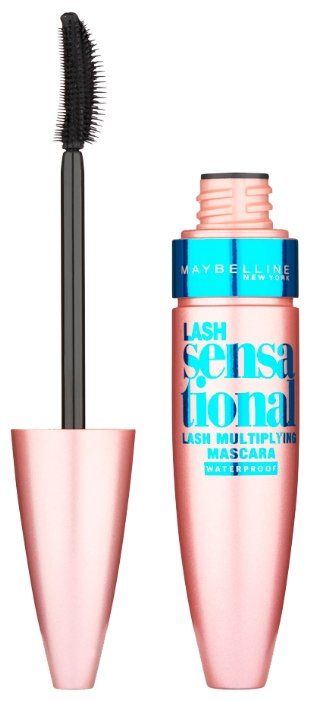 Maybelline New York Тушь для ресниц Lash Sensational Waterproof Mascara, черный Maybelline New York Тушь для ресниц Lash Sensational Waterproof Mascara, черный