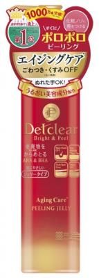 Meishoku пилинг-гель для лица Detclear Peeling Jelly Aging Care с AHA&amp;BHA с эффектом сильного скатывания для зрелой кожи 180 мл