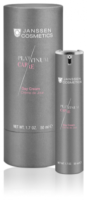 Janssen Cosmetics Platinum Care Day Cream Крем для лица с пептидами и коллоидной платиной реструктурирующий дневной, 50 мл