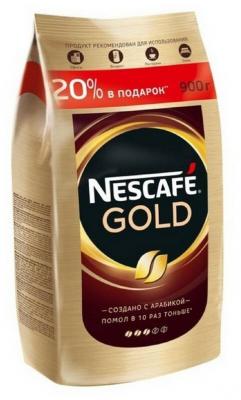 Кофе молотый в растворимом Nescafe Gold, 6 шт по 900 гр