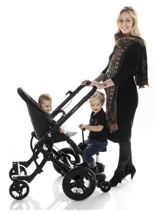 Bumprider Подножка Sit для второго ребенка с сиденьем Black 51291-4004 черный Bumprider Подножка Sit для второго ребенка с сиденьем Black 51291-4004 черный