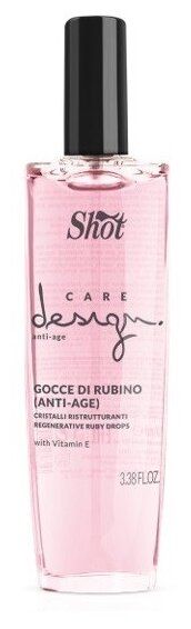 Shot Care Design Anti-Age Рубиновые кристаллы интенсивного восстановления волос, 100 мл Shot Care Design Anti-Age Рубиновые кристаллы интенсивного восстановления волос, 100 мл
