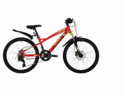 Велосипед NOVATRACK Tornado Disc 24" (2020)(красный)