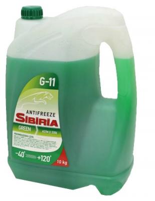 Антифриз SIBIRIA Антифриз -40 Зеленый 10 кг
