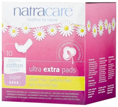 Natracare прокладки Ultra Extra Pads Super 10 шт.