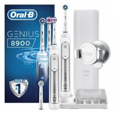Электрическая зубная щетка Oral-B Genius 8900, белый