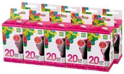 Упаковка светодиодных ламп 10 шт ASD LED-STD 6500К, E27, A60, 20Вт