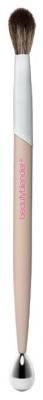 Кисть beautyblender High Roller Crease Brush &amp; Cooling Roller бежевая