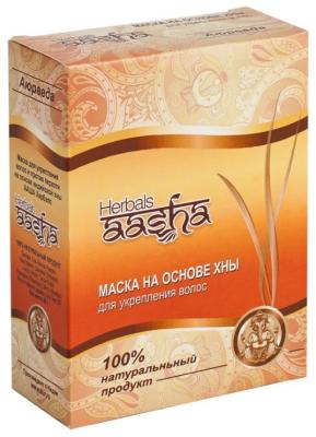Aasha Herbals Маска на основе хны для укрепления волос, 80 г