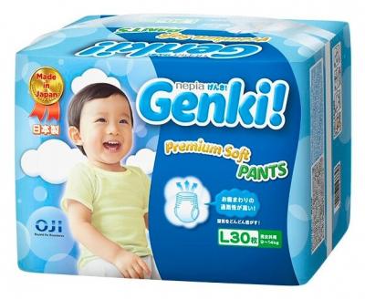 Genki трусики Premium Soft L (9-14 кг) 30 шт.