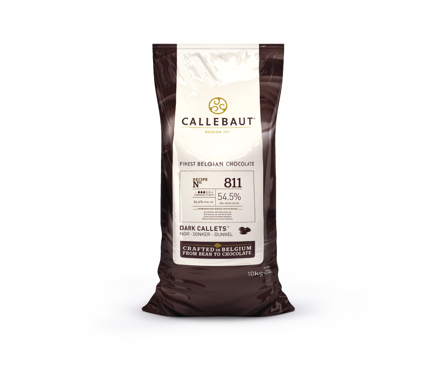 Шоколад темный Callebaut Select 54.5% в галлетах, 10 кг Шоколад темный Callebaut Select 54.5% в галлетах, 10 кг
