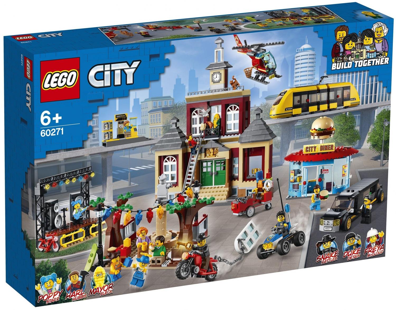 Конструктор LEGO City 60271 Городская площадь купить в Москве, СПб,  Новосибирске по низкой цене