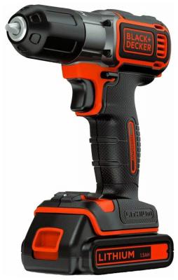 Дрель-шуруповерт BLACK+DECKER ASD18KB-QW, 1.5Ач