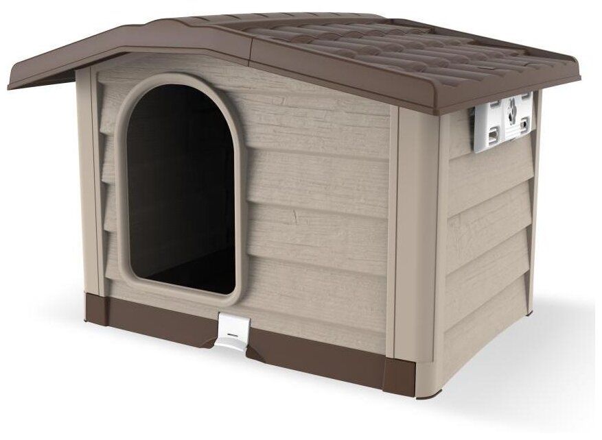 Будка для собак Bama Pet Bungalow L 110х94х77 см бежевый Будка для собак Bama Pet Bungalow L 110х94х77 см бежевый