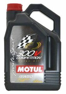 Синтетическое моторное масло Motul 300V Competition 15W50, 5 л