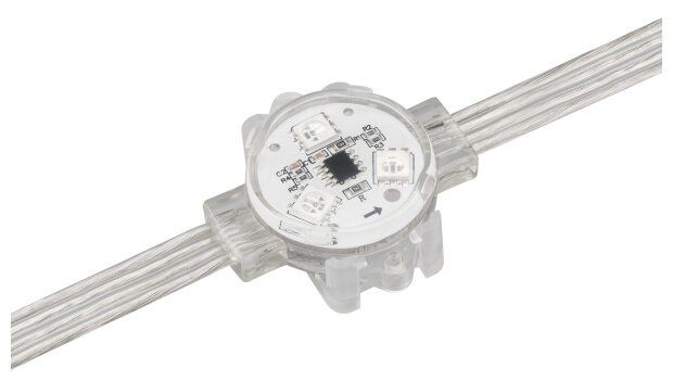 Модуль управляемый VISOR-SPI-5060-3-12V RGB 120deg (D30x16mm, 0.75W, IP68) (ARL, Герметичный) 40 шт Модуль управляемый VISOR-SPI-5060-3-12V RGB 120deg (D30x16mm, 0.75W, IP68) (ARL, Герметичный) 40 шт