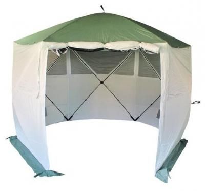 Шатер кемпинговый Campack Tent A-2006W, белый/зеленый