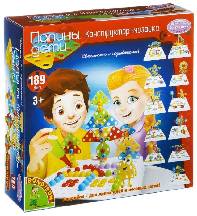 Винтовой конструктор BONDIBON Досуг с Буки ВВ2093 Мозаика Винтовой конструктор BONDIBON Досуг с Буки ВВ2093 Мозаика