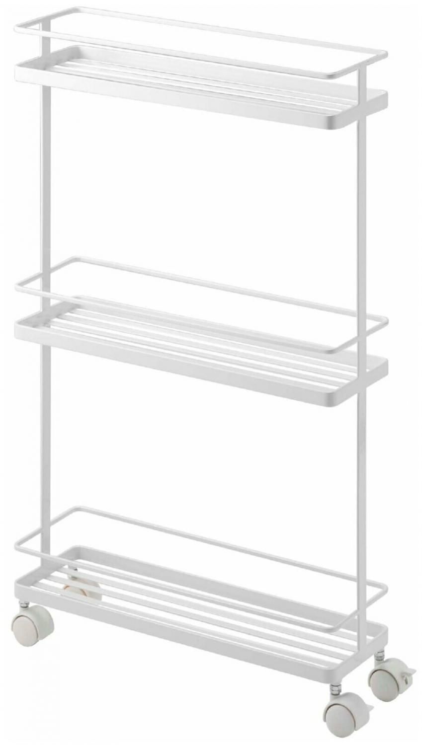 Этажерка Yamazaki Tower Rolling Kitchen Storage Cart, материал: металл