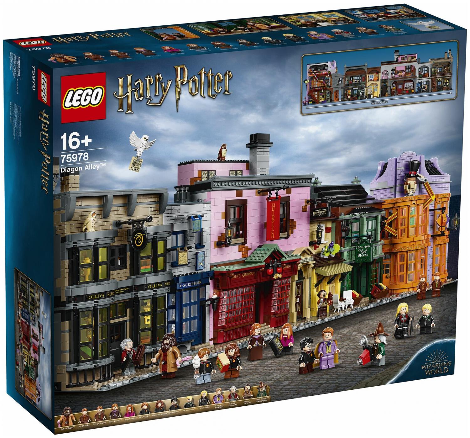 Конструктор LEGO Harry Potter 75978 Косой переулок купить в Москве, СПб,  Новосибирске по низкой цене