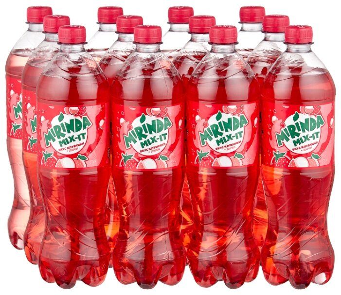 Газированный напиток Mirinda Mix-It Клубника-Личи, 1 л, 12 шт. Газированный напиток Mirinda Mix-It Клубника-Личи, 1 л, 12 шт.