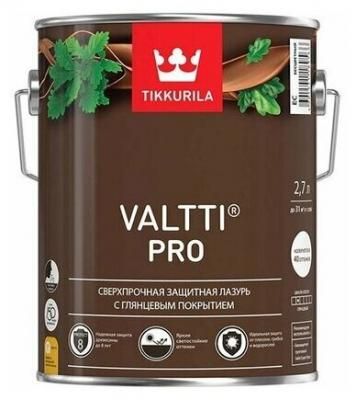 Лазурь защитная Valtti Pro Палисандр 2,7 л глянцевая