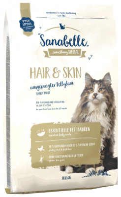 Корм для кошек Sanabelle для здоровья кожи и шерсти 10 кг