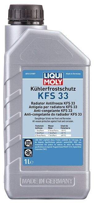 Антифриз LIQUI MOLY Kuhlerfrostschutz KFS 33 1 л Антифриз LIQUI MOLY Kuhlerfrostschutz KFS 33 1 л