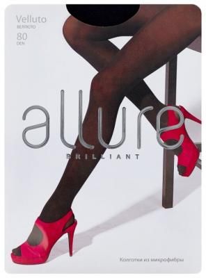 Колготки ALLURE Brilliant Velluto 80 den, размер 2, nero (черный)