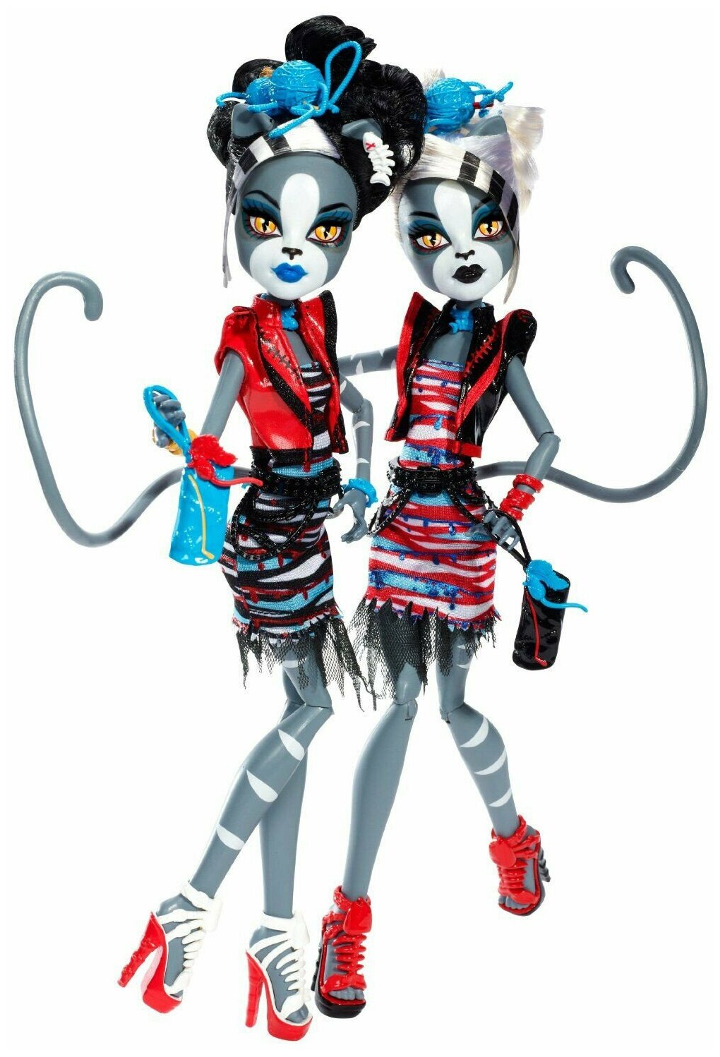 Набор кукол Monster High Зомби Шейк Пурсефона и Мяулодия, 27 см, BJR16  купить в Москве, СПб, Новосибирске по низкой цене