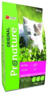 Корм для котят ProNature Original с курицей 20 кг