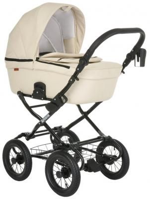 Коляска Pituso Leticia Classic Кожа Beige/12d