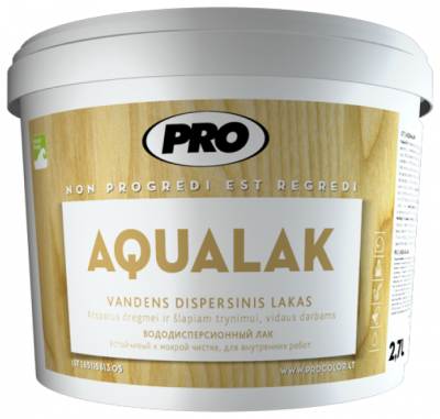 Лак PRO Aqualak кедр 2.7 л