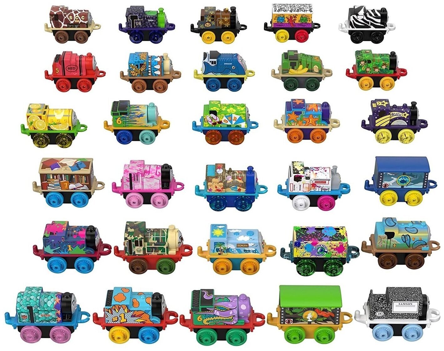 Thomas & Friends MINIS Fisher-Price Томас и его друзья 30 паровозики  мини купить в Москве, СПб, Новосибирске по низкой цене