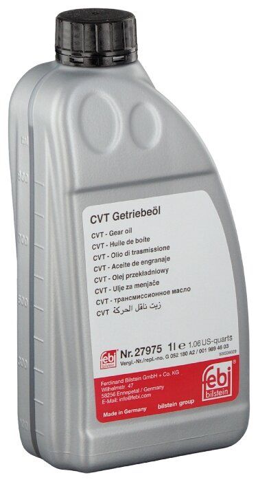 Трансмиссионное масло Febi Getriebeol CVT 1 л Трансмиссионное масло Febi Getriebeol CVT 1 л