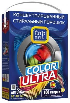 Стиральный порошок Top House Color Ultra (автомат) 4.5 кг картонная пачка