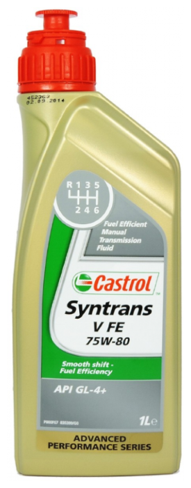Трансмиссионное масло Castrol Syntrans V FE 75W-80 1 л Трансмиссионное масло Castrol Syntrans V FE 75W-80 1 л