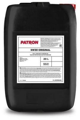 Синтетическое моторное масло PATRON Original 5W30, 20 л